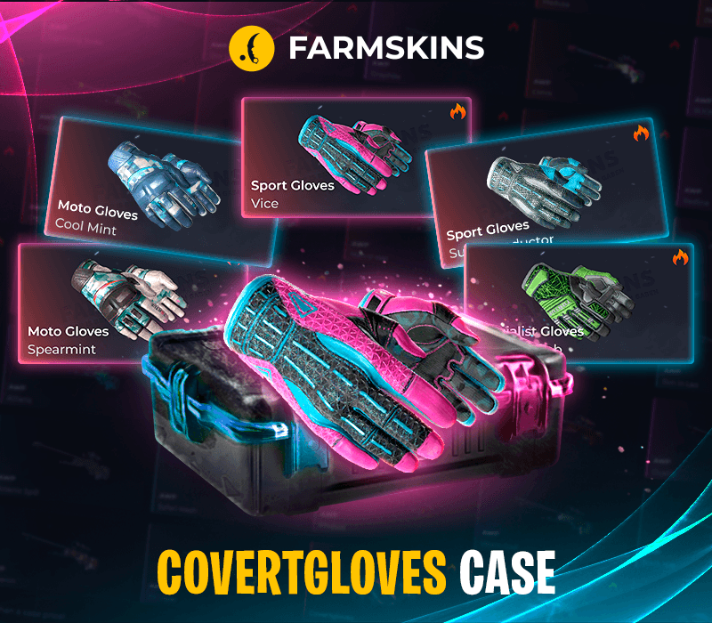 Covert / Gloves CS 2 Skin Key – 1 of 63 Possible Items (Farmskins.com |