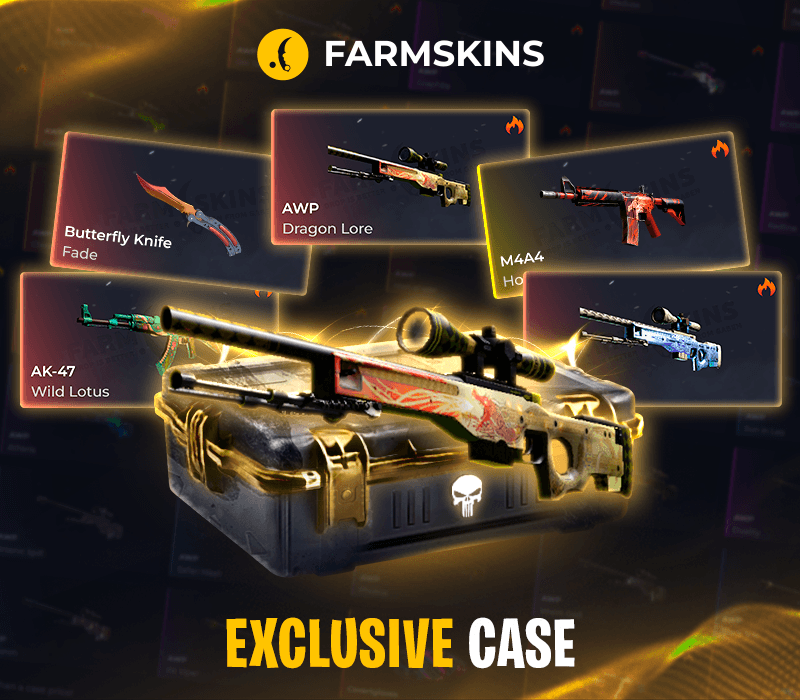 Exclusive CS 2 Skin Key – 1 of 113 Possible Skins (Farmskins.com |