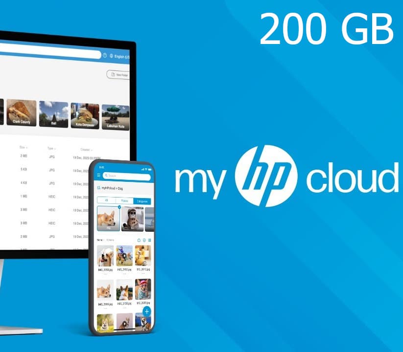 Hewlett Packard - myHPcloud Cloud Storage 200