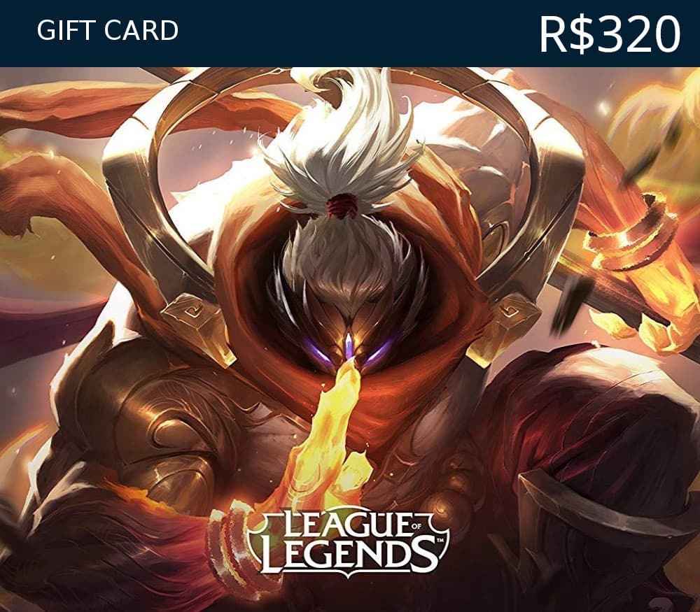 League of Legends BRL 320 Prepaid RP Card BR