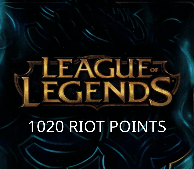 League of Legends 1020 RP Prepaid Card BR