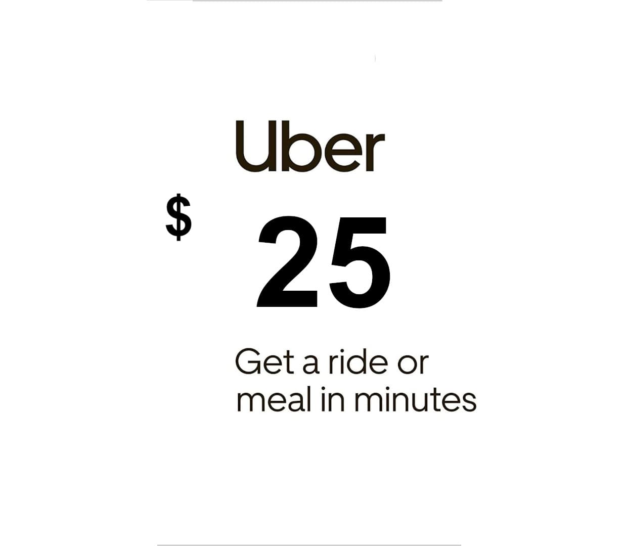 Uber USD 25