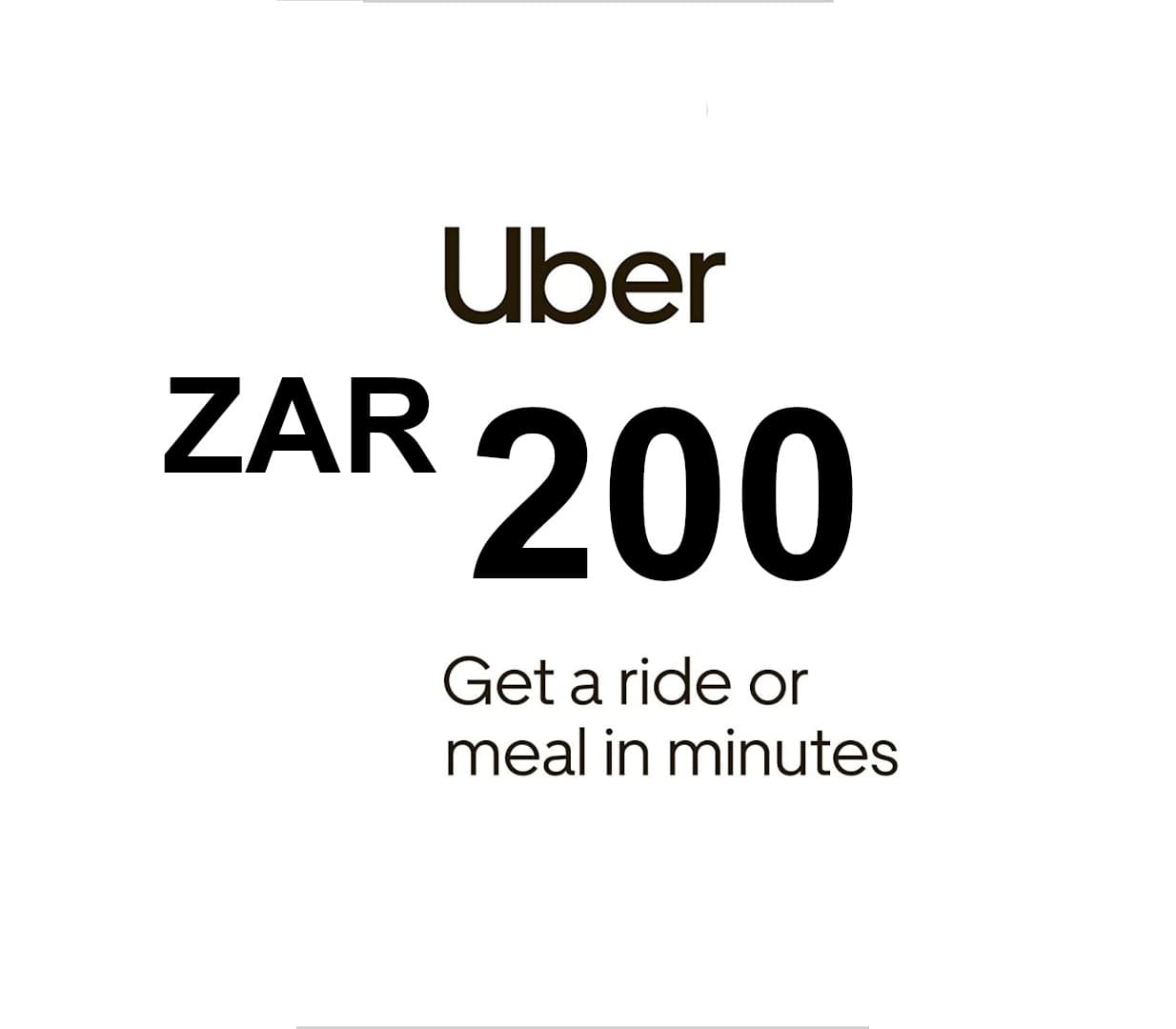 Uber ZAR 200