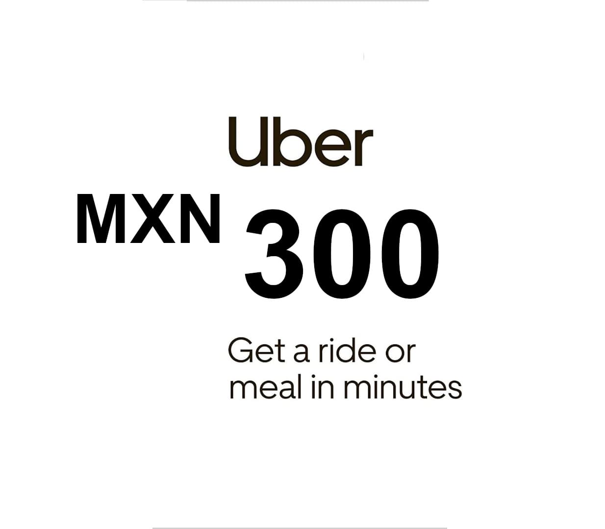 Uber MXN 300