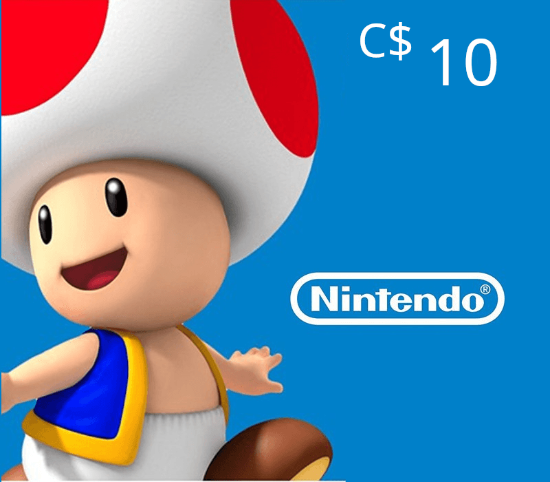 Nintendo eShop Prepaid Card CAD 10