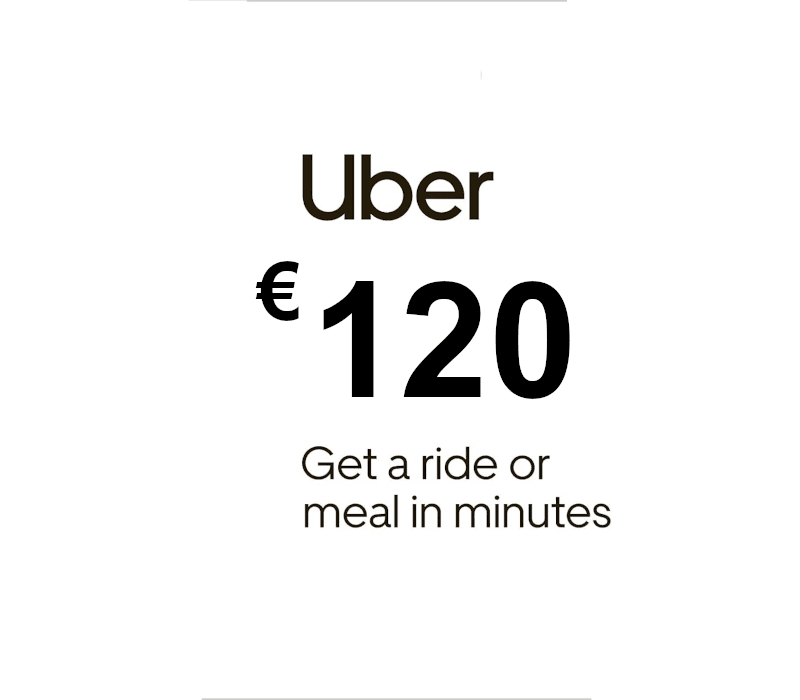 Uber EUR 120 Gift Card ES