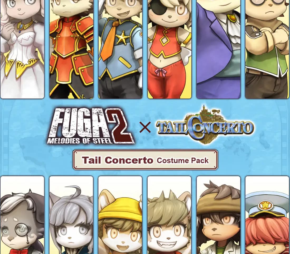 Fuga: Melodies of Steel 2 - Tail Concerto Costume Pack DLC