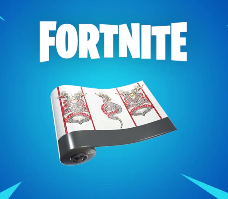 Fortnite - White Dragon Wrap DLC