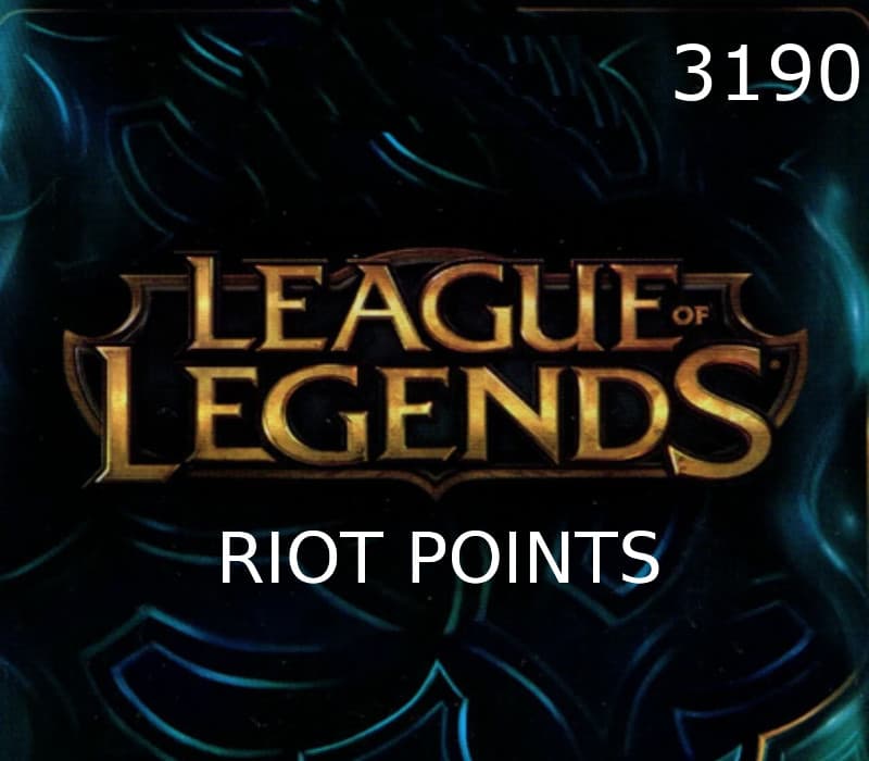 League of Legends 3190 RP Prepaid Card