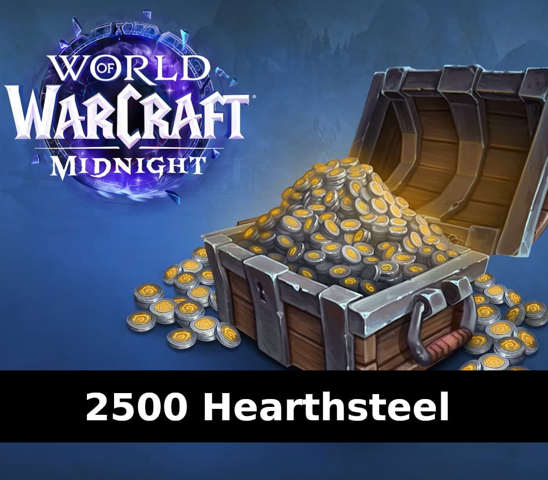 World of Warcraft: Midnight - 2500 Hearthsteel EU Battle.net Altergift