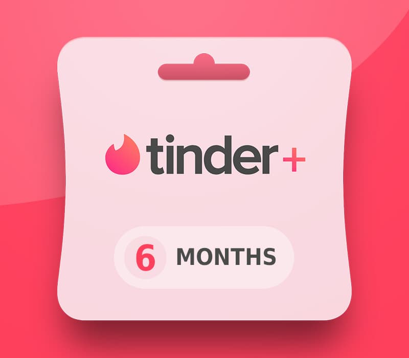 Tinder Plus - 6-Month Subscription Key MA