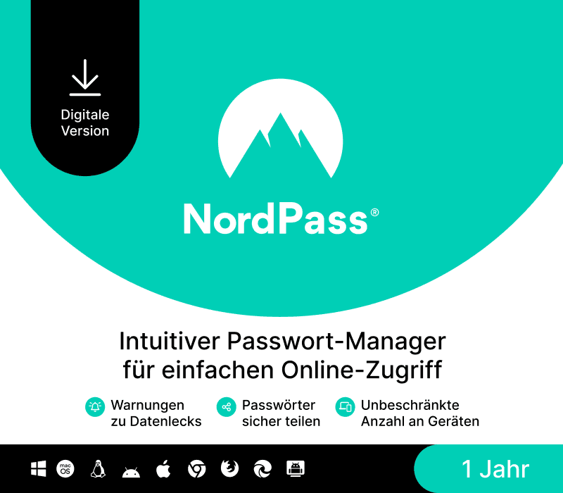 NordPass Premium DE Key (1 Year / Unlimited Devices)