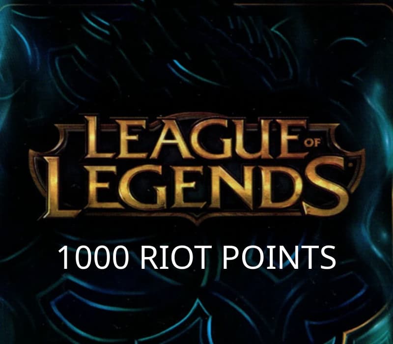 League of Legends 1000 RP Prepaid Card