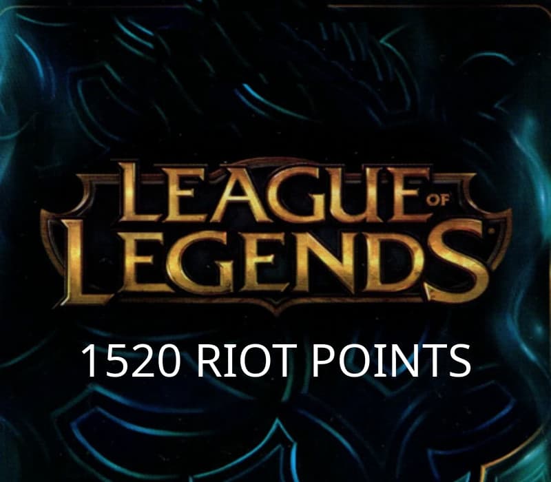 League of Legends 1520 RP Prepaid Card