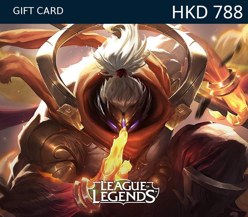 League of Legends HKD 788 Prepaid RP Card HK