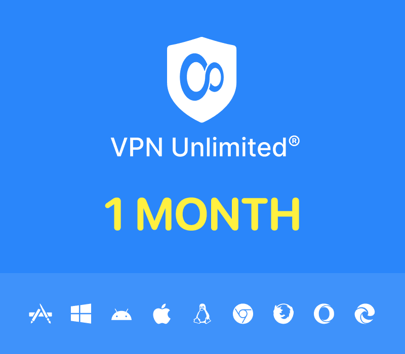 VPN Unlimited - 1 Month Subscription