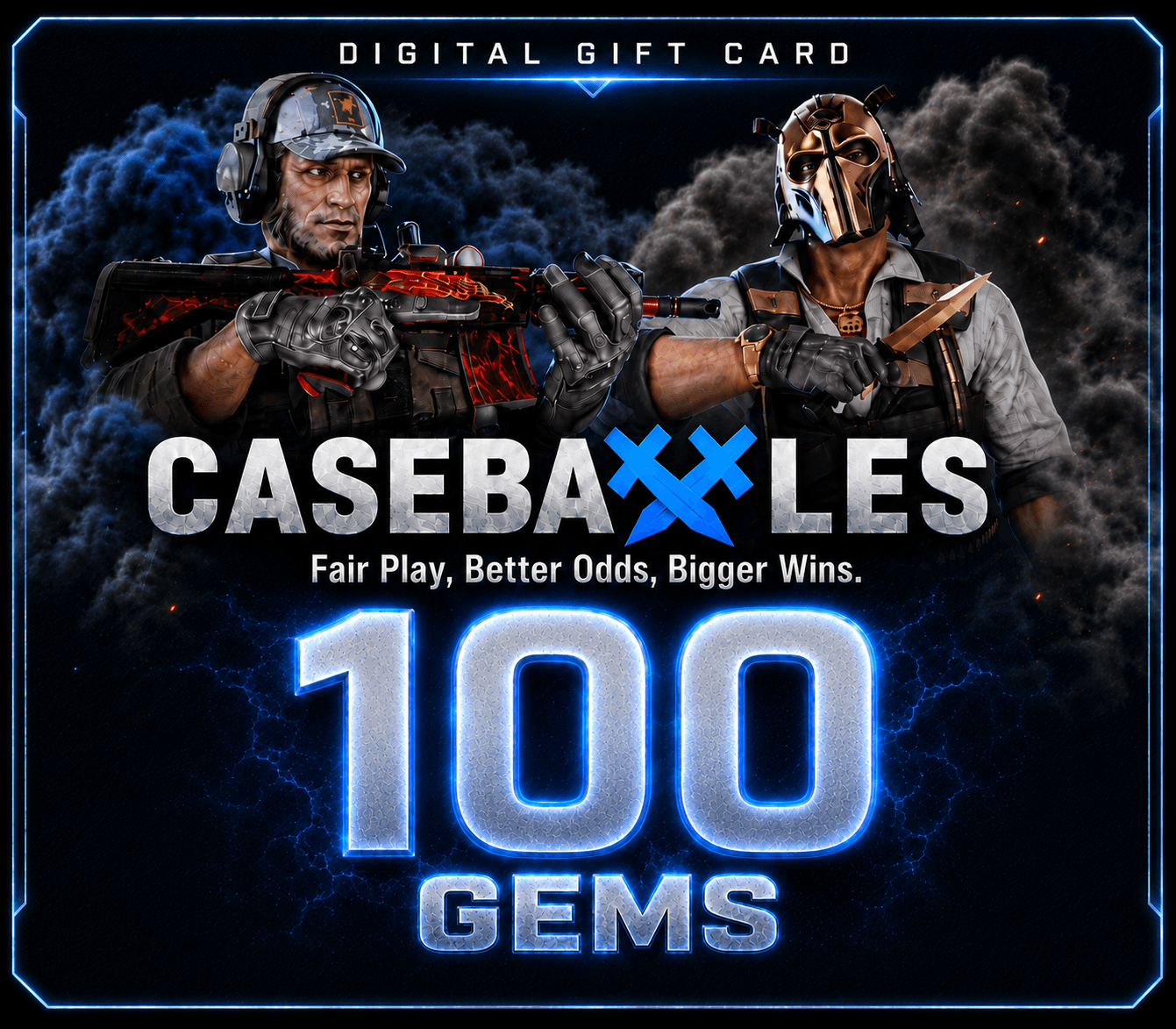 CaseBattles.gg 100 Gems