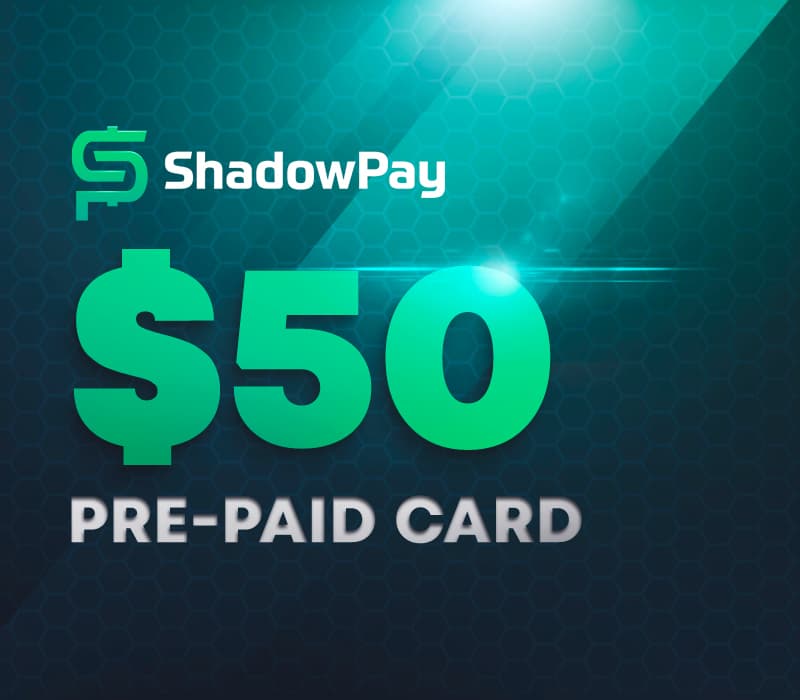 Shadowpay.com $50 Pre-paid Card