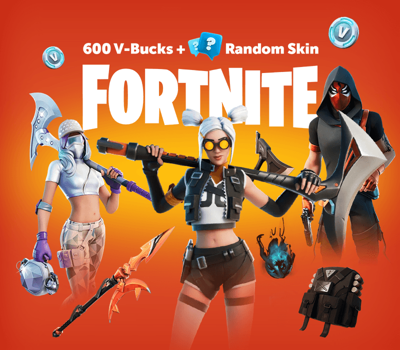 Fortnite - 600 V-Bucks + Random Skin