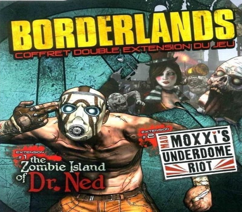 Borderlands Double Game Add-on Pack - The Zombie Island of Dr. Ned + Mad Moxxi's Underdome Riot DLC
