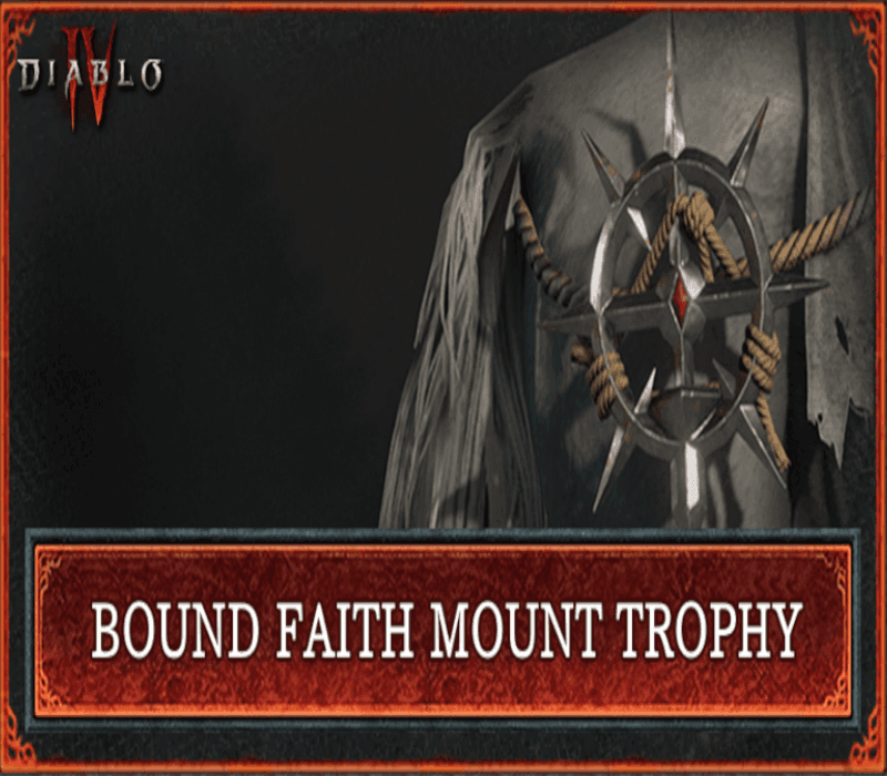 Diablo IV - Bound Faith Mount Trophy DLC ASIA