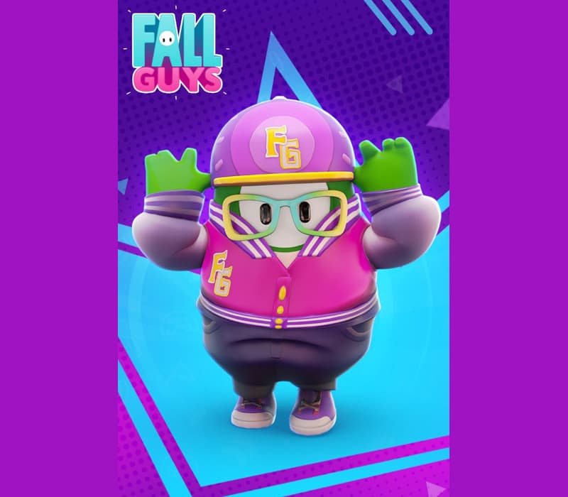 Fall Guys - Purple Hipster Costume DLC