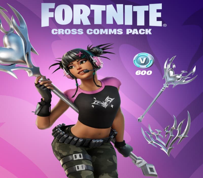 Fortnite - Cross Comms Pack + 600 V-Bucks Challenge DLC