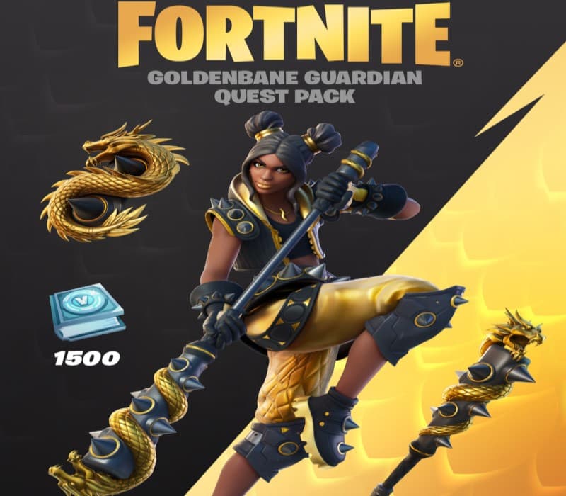 Fortnite - Goldenbane Guardian Quest Pack + 1500 V-Bucks Challenge ZA