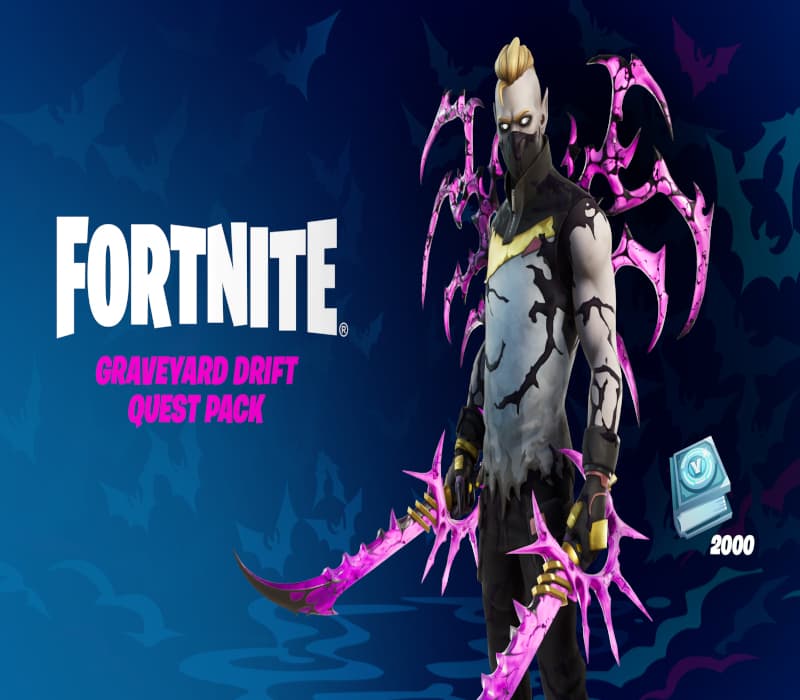 Fortnite - Graveyard Drift Quest Pack + 2000 V-Bucks Challenge