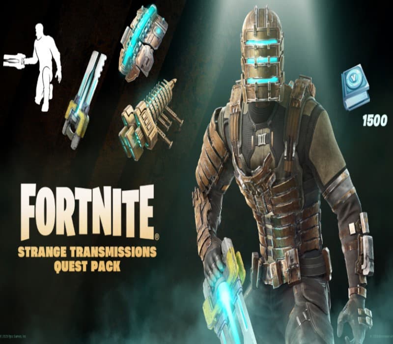 Fortnite - Strange Transmissions Quest Pack + 1,500 V-Bucks Challenge DLC