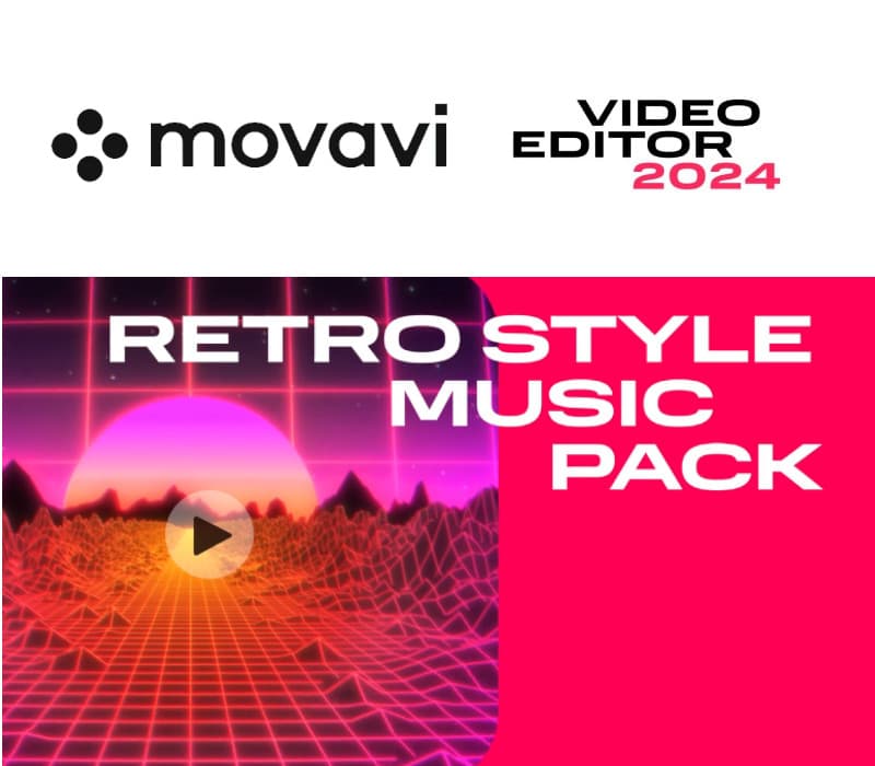 Movavi Video Editor 2024 - Retro Style Music Pack DLC