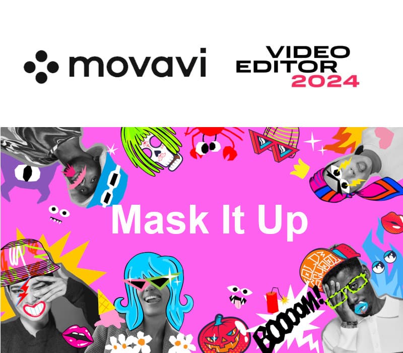 Movavi Video Editor 2024 - Mask It Up Pack DLC