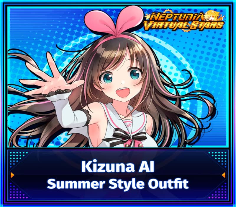 Neptunia Virtual Stars - Kizuna AI: Summer Style Outfit DLC