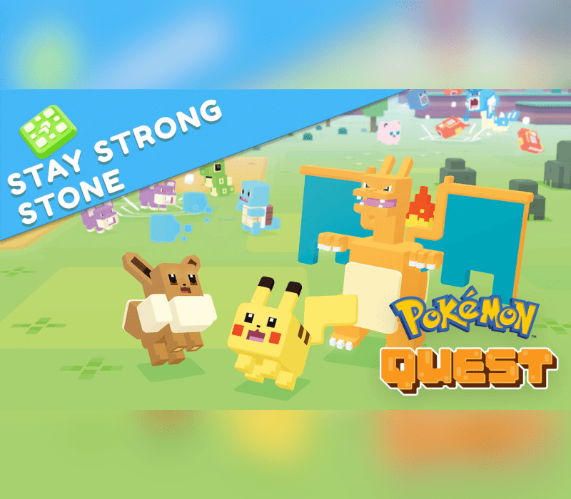 Pokemon Quest - Stay Strong Stone DLC
