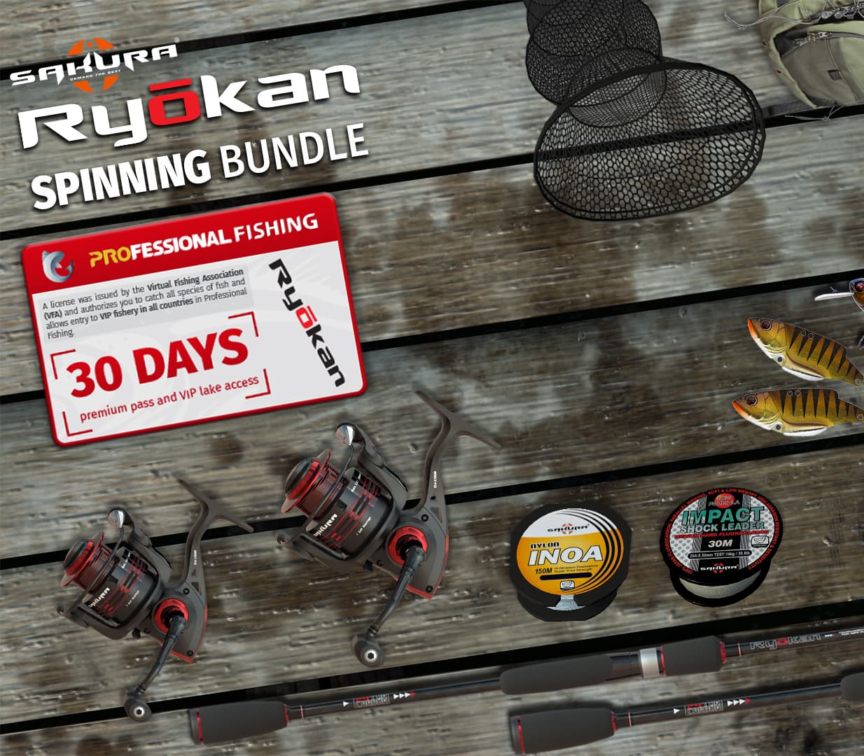 Professional Fishing - Sakura Ryokan Spinning DLC