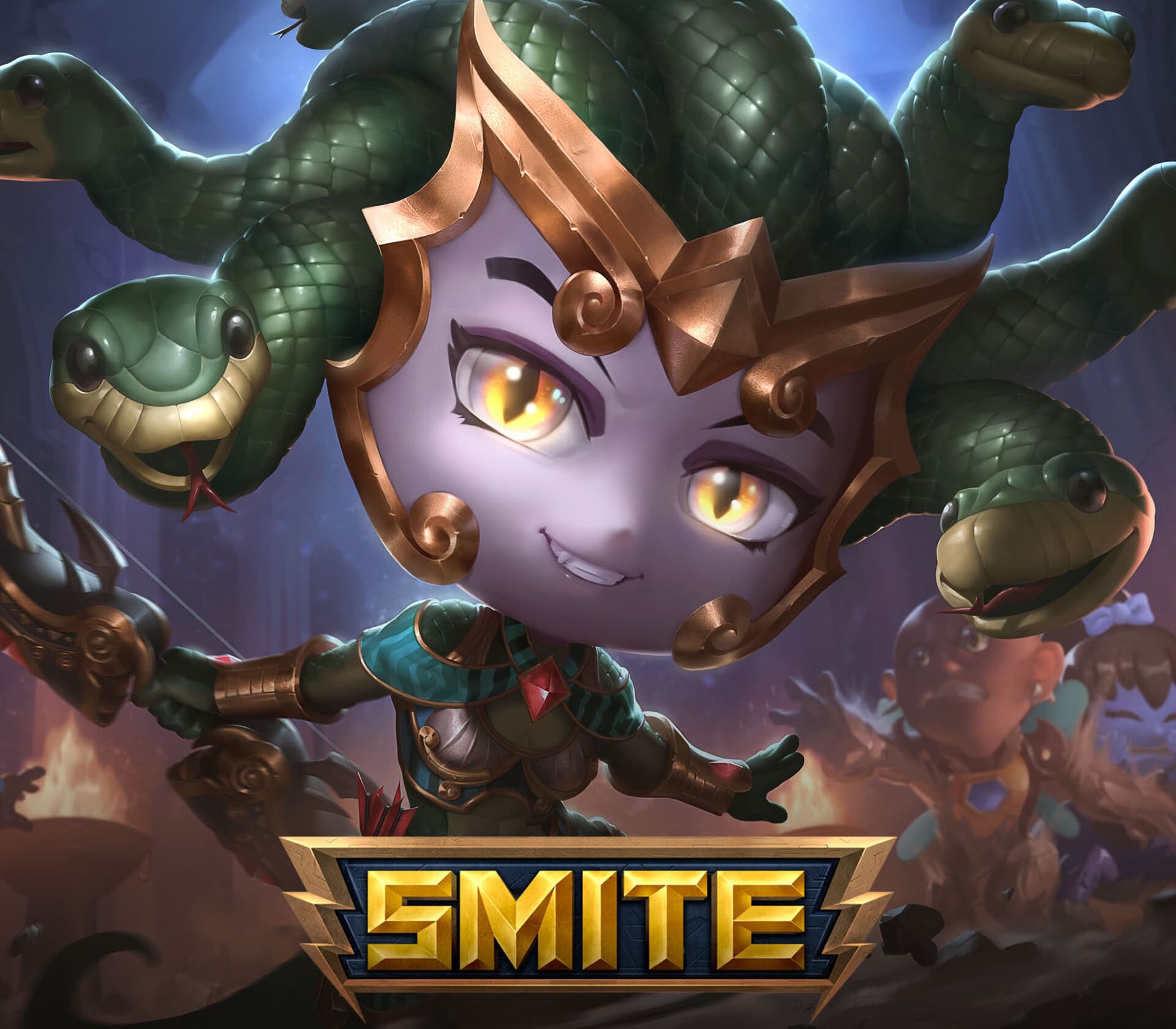 SMITE - Snakey Chibi Medusa Skin