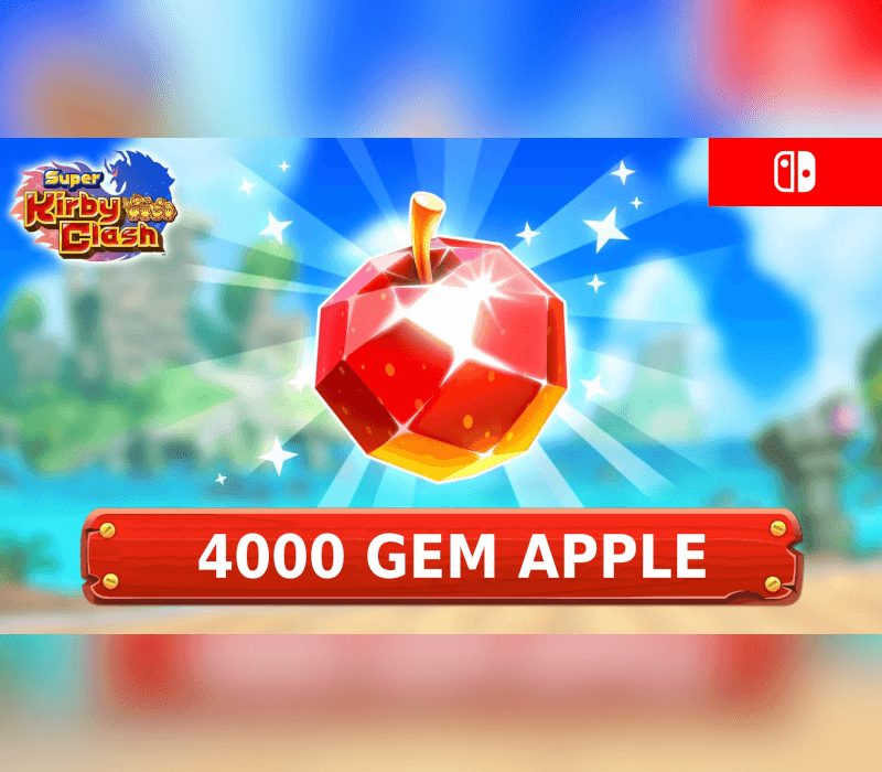 4000 Gem Apples for Super Kirby Clash EU DLC