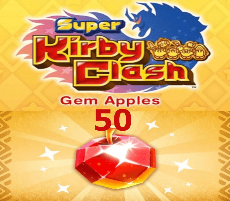 50 Gem Apples for Super Kirby Clash EU DLC