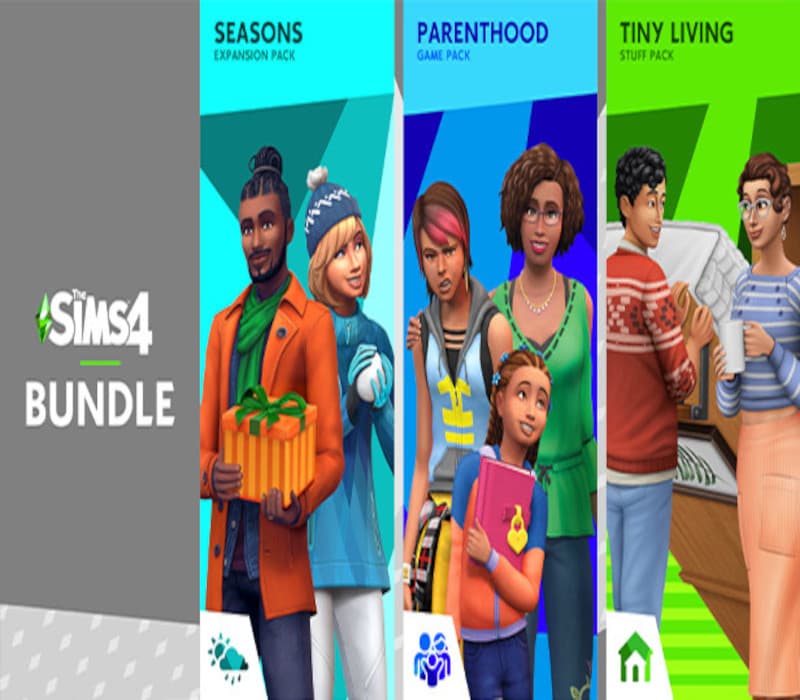 The Sims 4 - Seasons + Parenthood + Tiny Living Stuff DLC