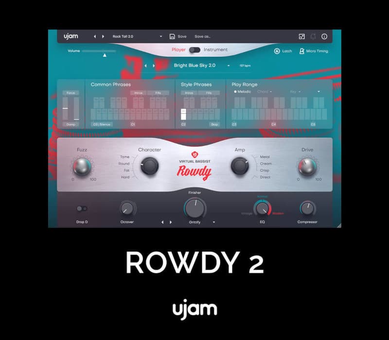 UJAM Virtual Bassist Rowdy 2 PC/MAC