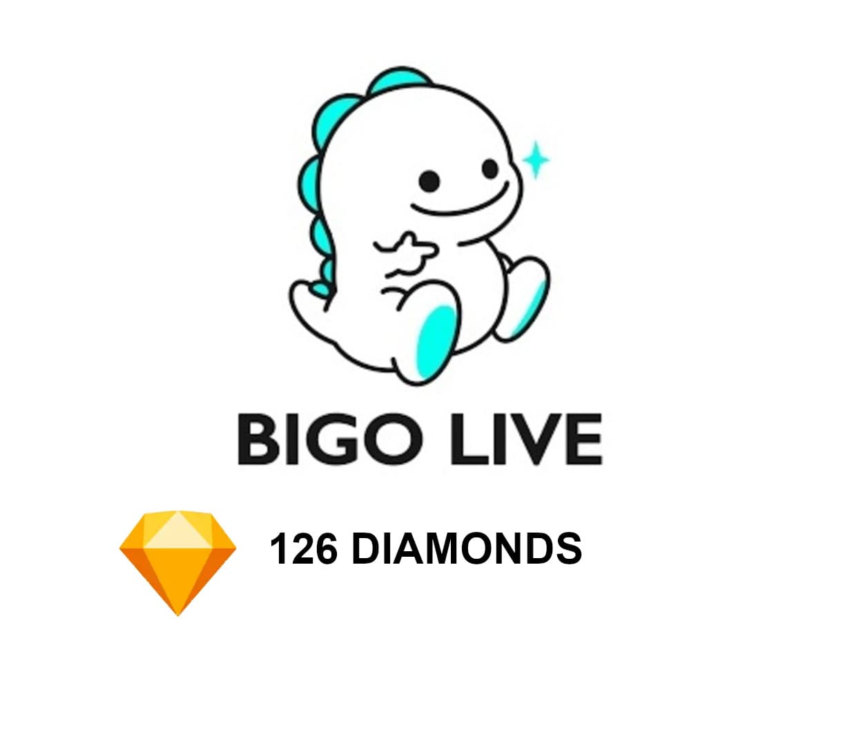 Bigo Live - 120 + 6 Bonus Diamonds
