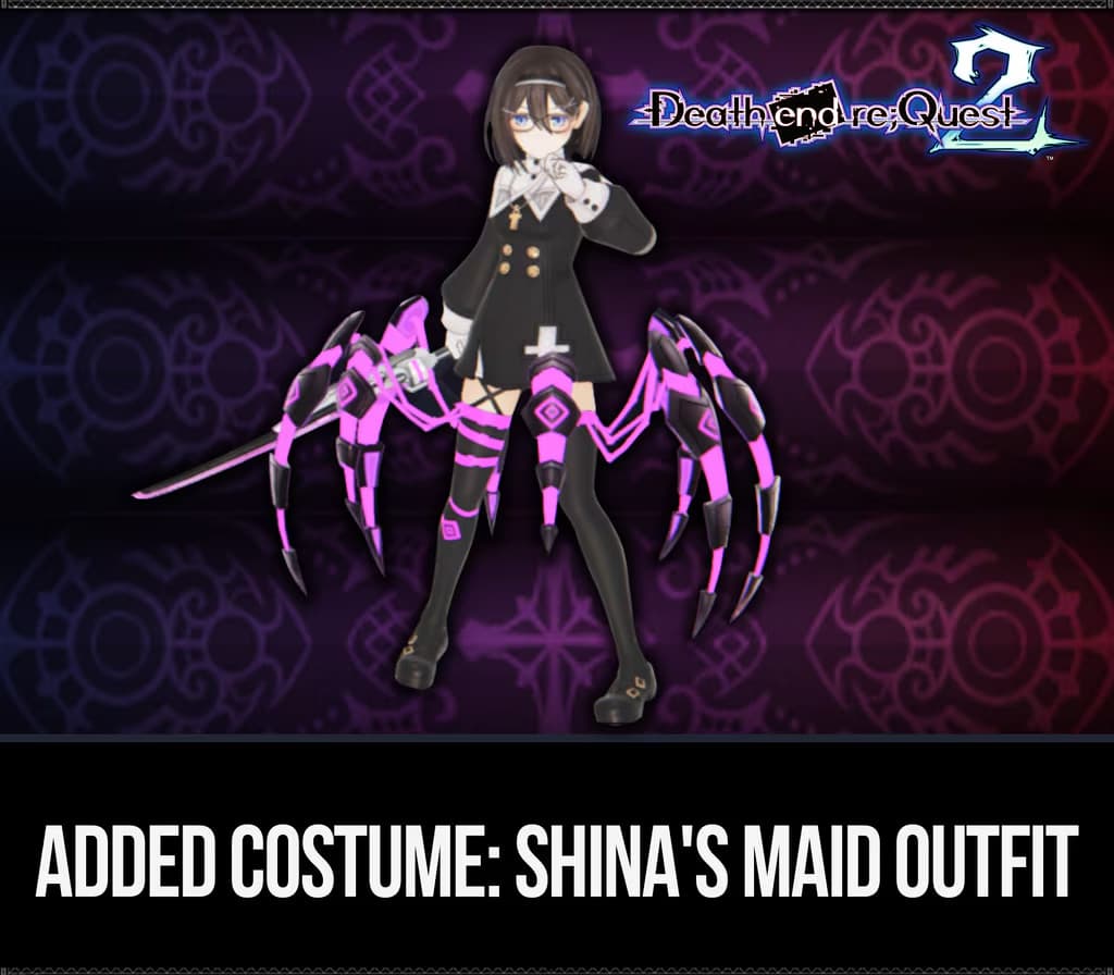 Death end re;Quest 2 - Shina's Maid Outfit DLC