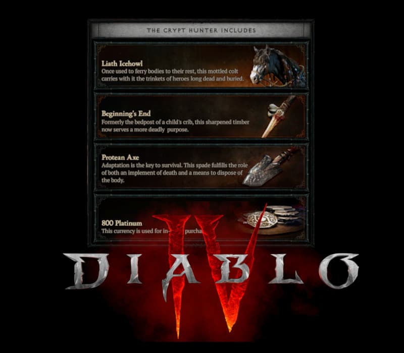 Diablo 4 - Crypt Hunter Pack DLC