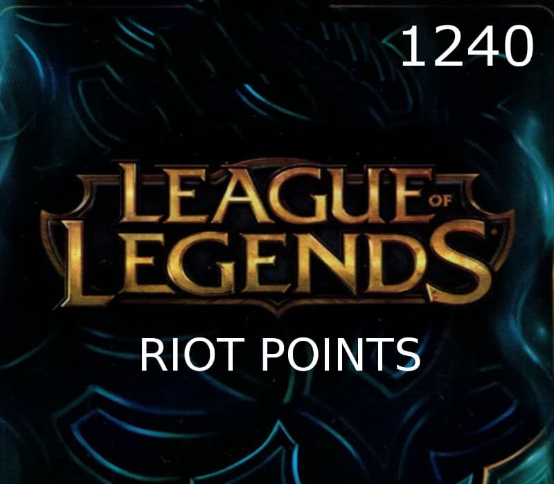 League of Legends 1240 RP Prepaid Card