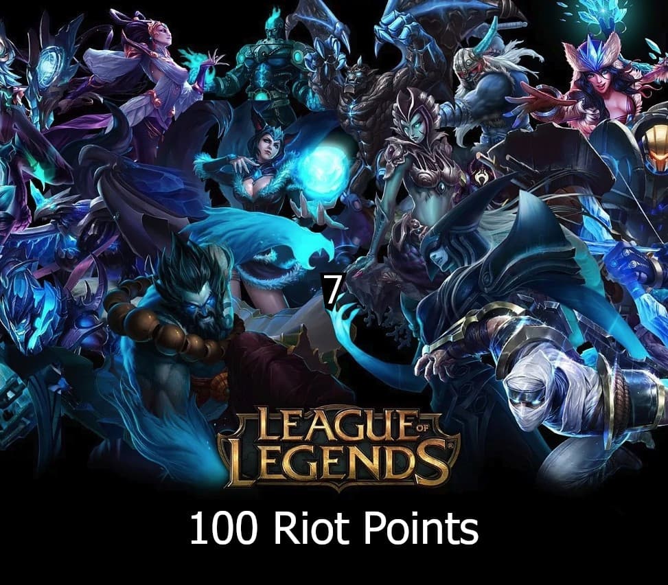 League of Legends 100 RP Prepaid Card