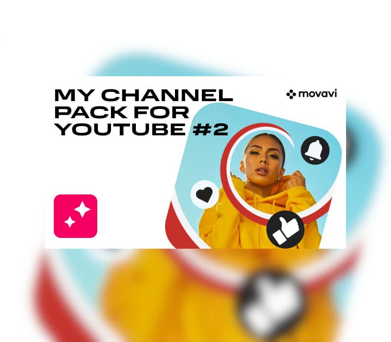 Movavi Video Editor 2023 - My Channel Pack for YouTube #2 DLC