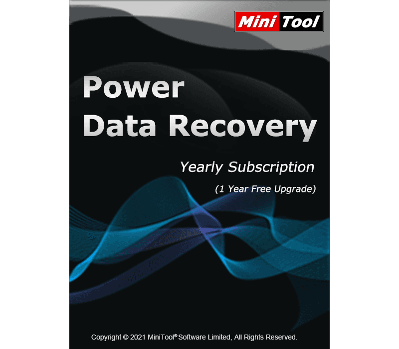 MiniTool Power Data Recovery Yearly Subscription (1 Year / 1