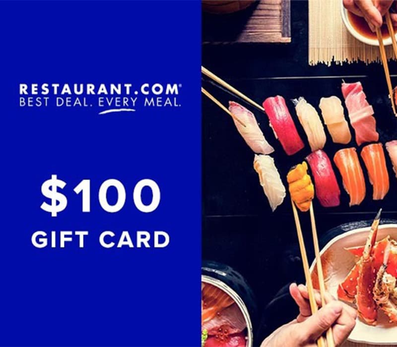 Restaurant.com $100 eGift Card