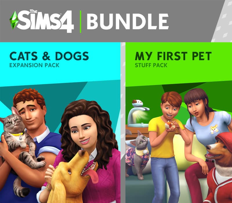 The Sims 4 - Cats & Dogs + My First Pet Stuff DLC