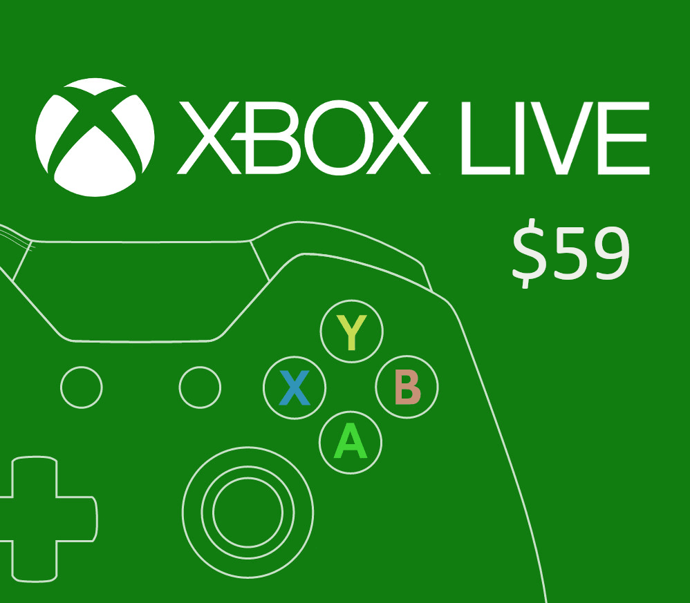 XBOX Live AED 59 Prepaid Card AE